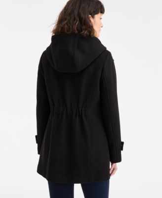 Women's Hooded Button-Front Coat, Exclusively at Macy's