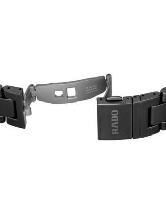 Men's Swiss Automatic Captain Cook Skeleton Black High-Tech Ceramic Bracelet Watch 43mm