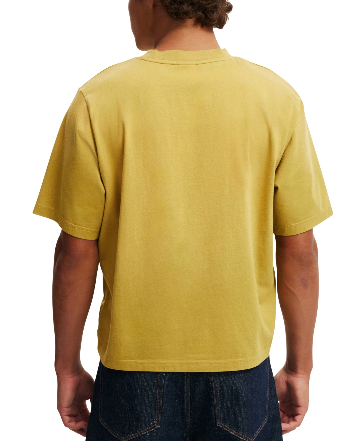 COTTON ON MEN'S CROPPED FIT GRAPHIC T-SHIRT 