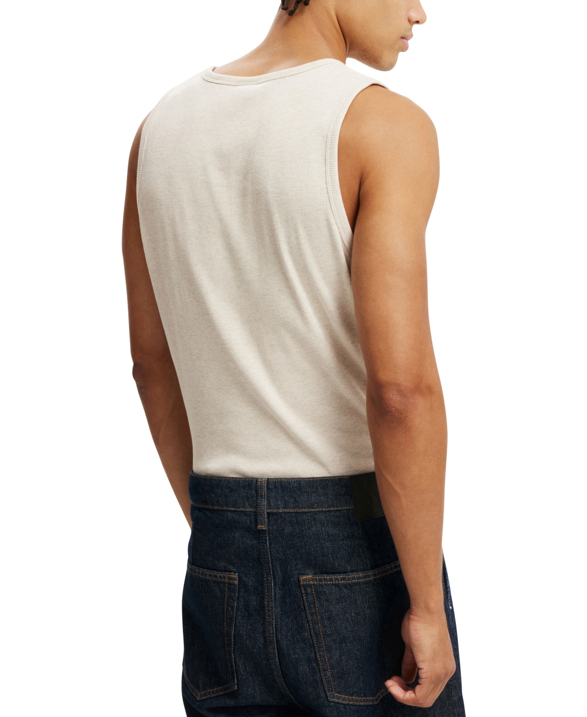 COTTON ON MEN'S RIB TANK TOP 