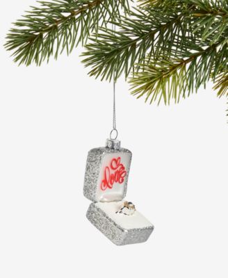 Our First Wedding Ring in Box Ornament, Macy's Exclusive