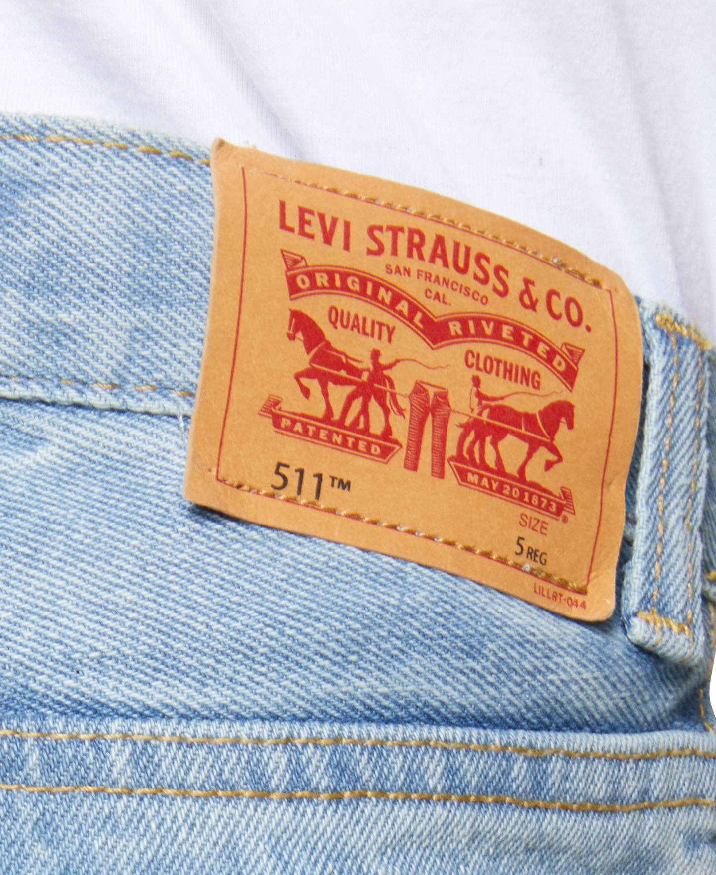 Шорты Levi's Unbasic 511 Denim Shorts для мальчиков, цвет: Newport Festival — фото 5