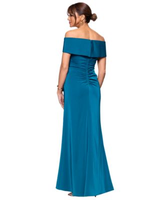 Women's Faile Satin Off-The-Shoulder Gown 