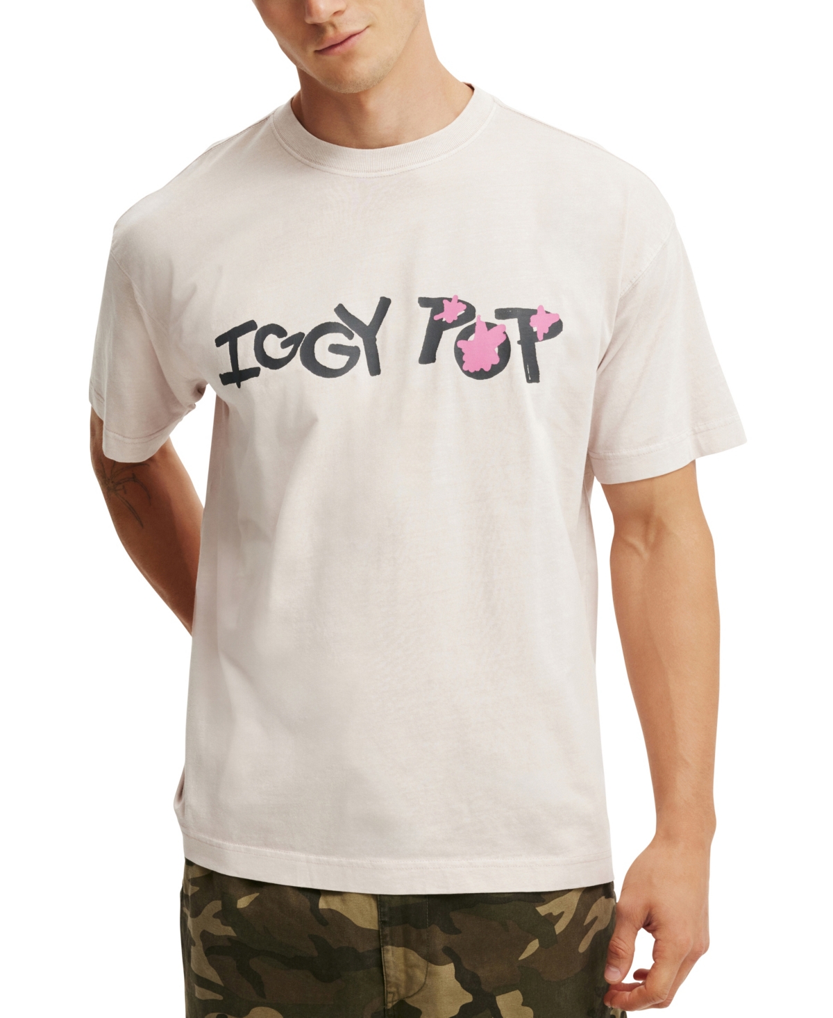 Cotton On Men's Box Fit Premium Music T-shirt