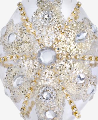 Jeweled Classics Glass Drop Ornament, Macy's Exclusive