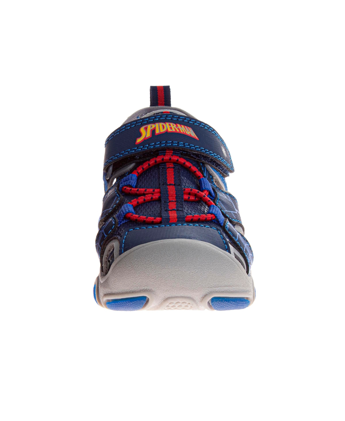 Spider-man Toddler Boys Open Toe Sport Sandals In Navy