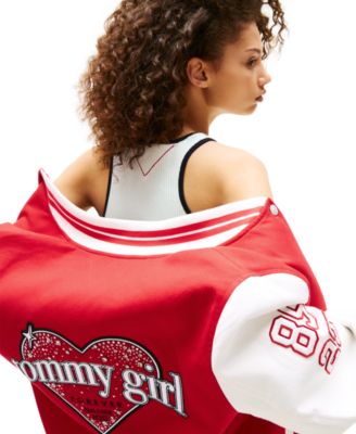 Tommy Girl Women's Cropped Knitted Tank Top