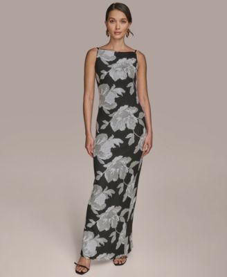 Donna Karan New York - Women's Sequined Sleeveless Gown