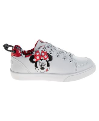 Little and Big Girls Minnie Mouse Lace Up Sneakers