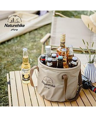 Collapsible Bucket, Folding Bucket Wash Basin with Handle, Portable Water Container 20L for Camping Fishing Travelling