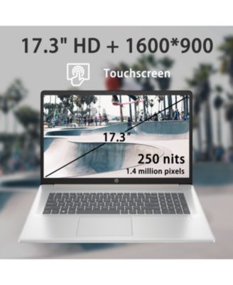 Essential 17.3" HD+ Touch Laptop, i3-N305, UHD Graphics, 4GB DDR4, 128GB eMMC, Wi-Fi 6, Windows 11 Home, Silver