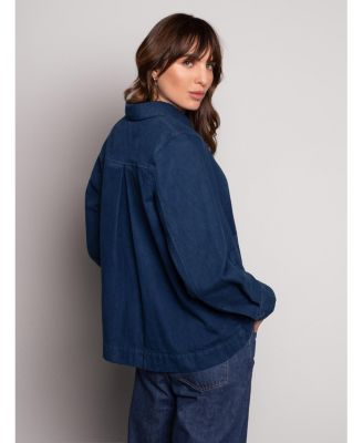 Women's Cotton Twill Pleat Back Jacket