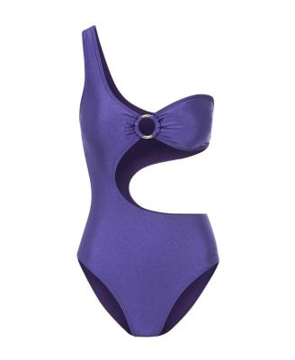 Women's One Shoulder One Piece Swimsuit Bra Sizing