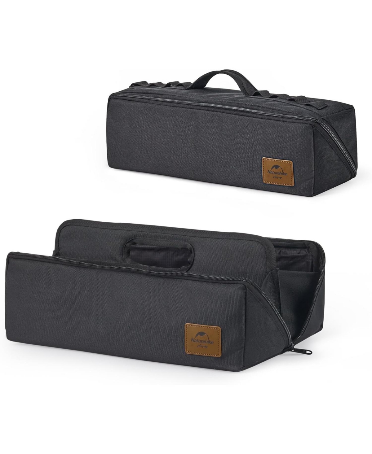 Folding Tool Bag, Multifunctional Tool Storage Bag, Zippered Duffel Bag, Water Repellent Tool Origanizer - Night black