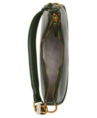 Lohan-W Embossed Woven Small Hobo Bag