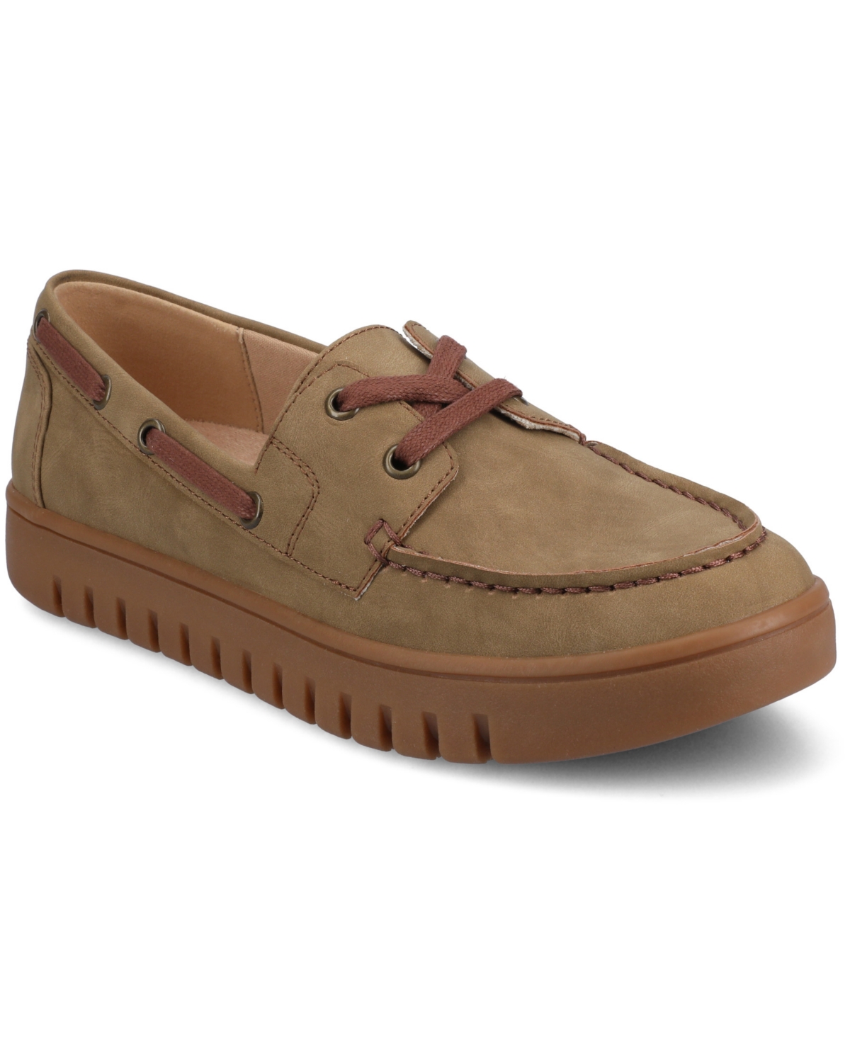 Journee Collection Women's Marion Round Toe Loafers - Tan