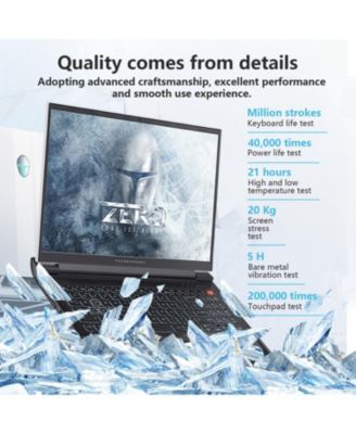 Zero 16 i9 RTX 4070 Gaming Laptop, 16" WQXGA 360Hz 2.5K Dislpay, 14th Gen Intel Core i9-14900HX, GeForce RTX 4070, 32GB DDR5 RAM, 1TB SSD, RGB Backlit KB, Wi-Fi 6, Win 11 Home, White