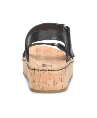 Women's Sloan Round Toe Wedge Sandals