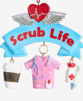 Eclectic Charm Scrub Life Nurse Ornament, Macy's Exclusive 
