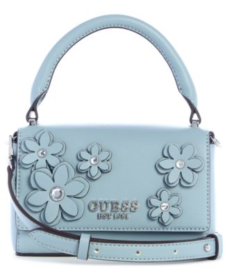 【ベージュ(SIT)】GUESS ショルダーバッグ (W)ZARIA Mini Top Handle Flap GUESS Zaria Top Handle Flap Crossbody Bag - Macy's