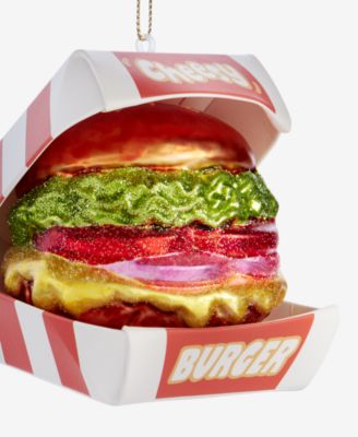 Foodie Burger in A Box Ornament, Macy's Exclusive