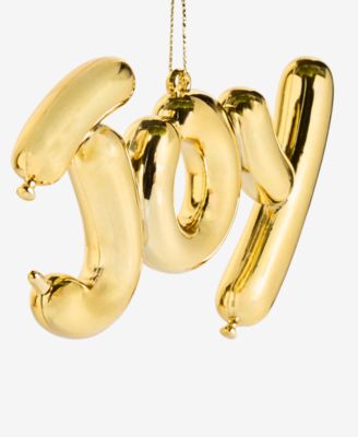 Merry Magic Gold Balloon Joy Ornament, Macy's Exclusive