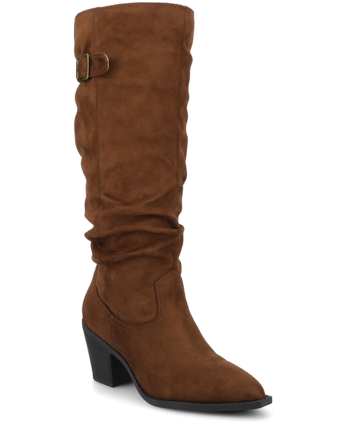 Journee Collection Journee Womens Kaleah Knee High Wide-calf Slouchy Boots