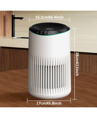 CHIVALZ HEPA Air Purifier for Bedroom Home, With Essential Oil Diffuser, Sleep Mode, Up to 225 Sqft