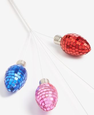 Merry Magic Colored Lights Pick Ornament, Macy's Exclusive