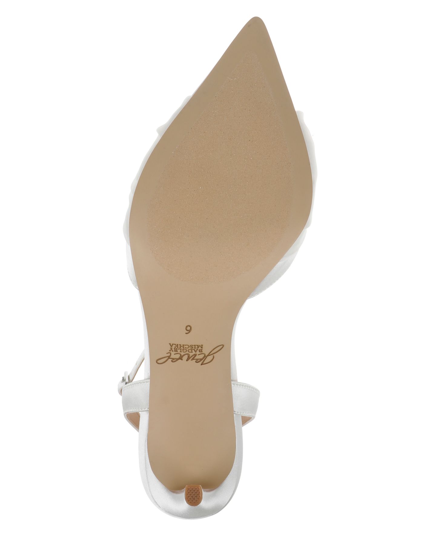 Женские туфли Jewel Badgley Mischka Federica Evening Knot Pumps, цвет: Слоновая кость атласный — фото 5