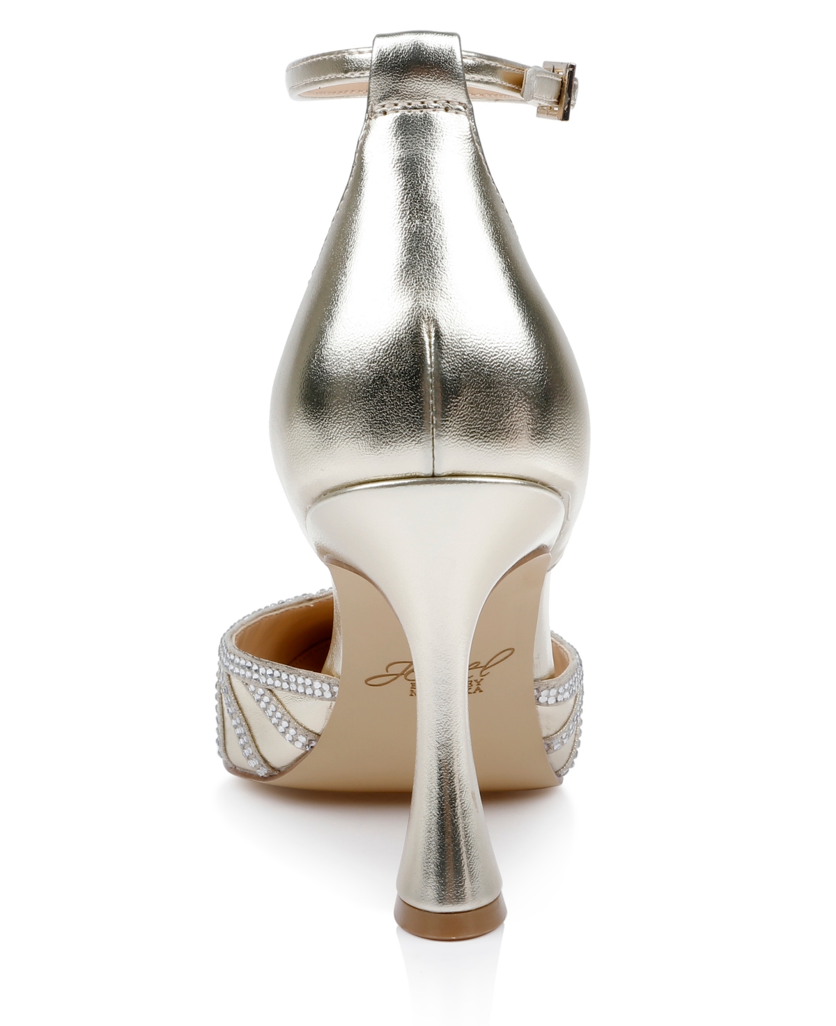 Jewel Badgley Mischka Faithlyn T-strap Pointed Toe Pump In Multi