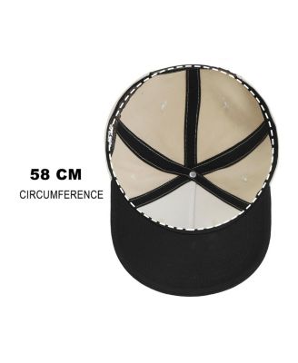 Men's Empire White & Black A-Frame Snapback Hat
