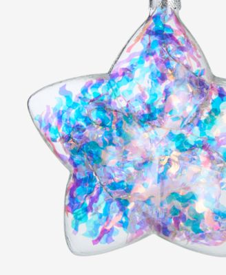 5" Glass Star Ornament, Macy's Exclusive
