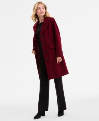 Women's Single-Breasted Walker Coat, Exclusively at Macy's