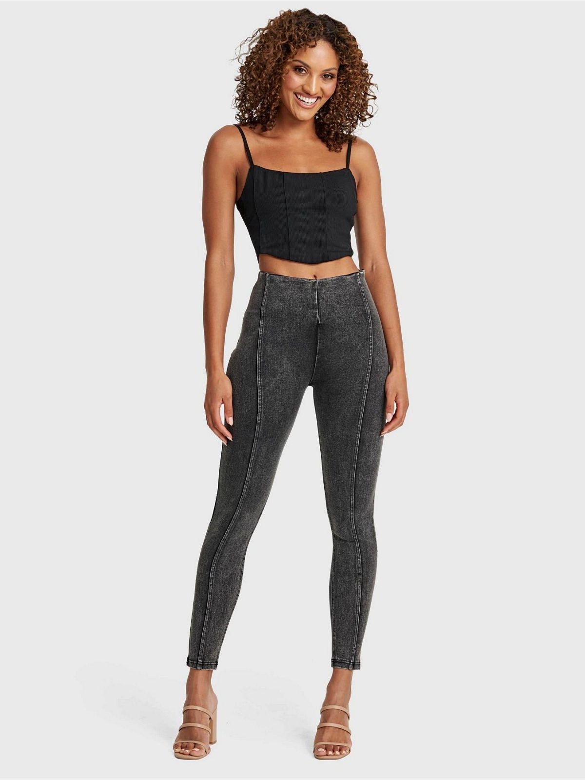 Freddy Women's High-Rise Snug Sculpting Skinny Jeans view 2 — MAYCSS fashion products