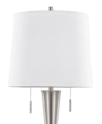 30.25" Metal Jules Contemporary Table Lamp, Set of 2