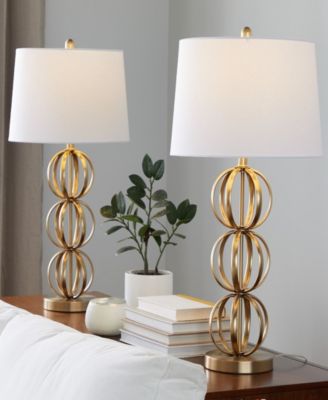 29" Metal Linx Contemporary Table Lamp, Set of 2