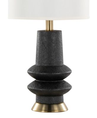 26" Polyresin Lloyd Contemporary Table Lamp, Set of 2