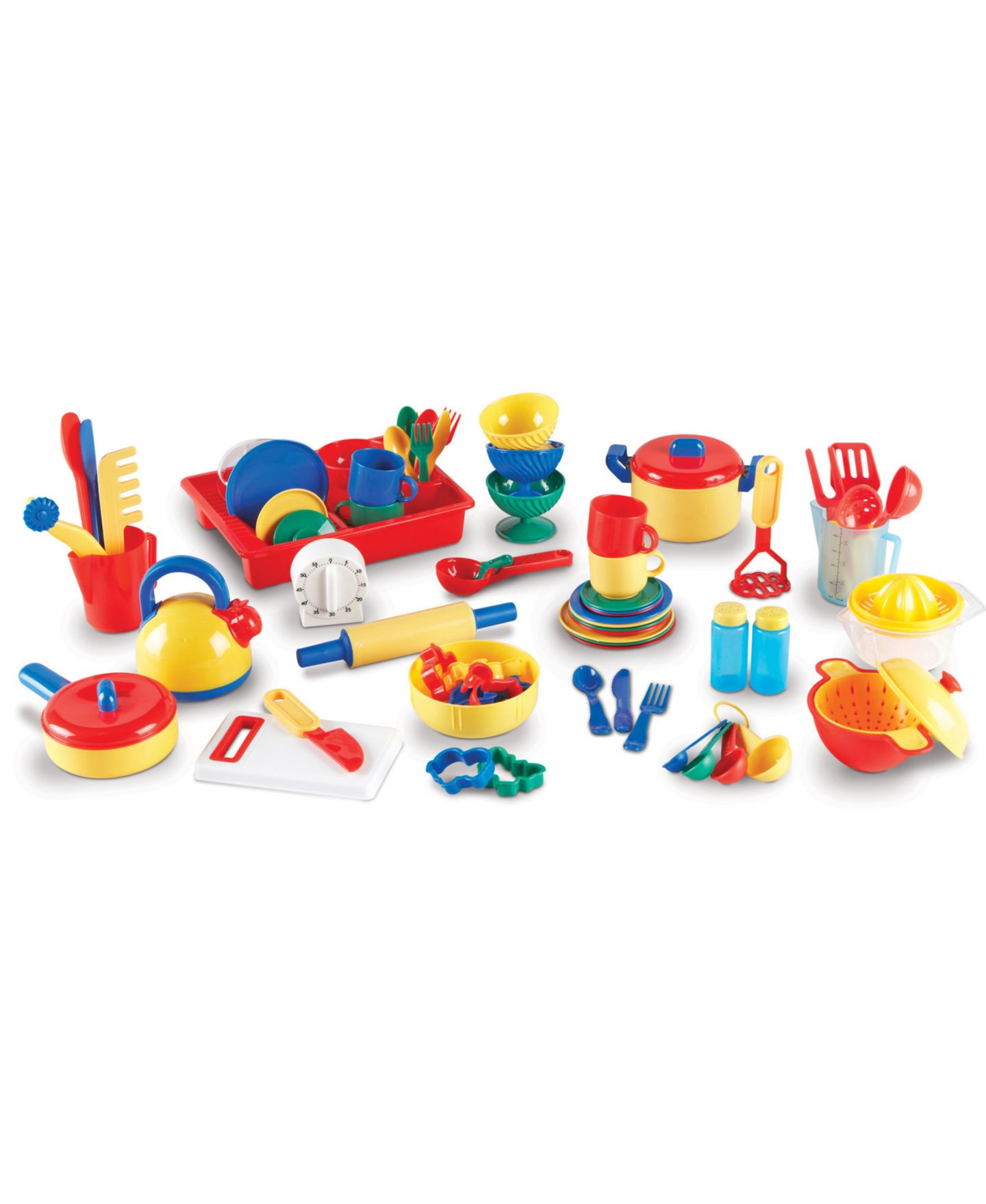 Детские игрушки Learning Resources 73-Piece Play Kitchen Set, Ages 3+ — фото 1