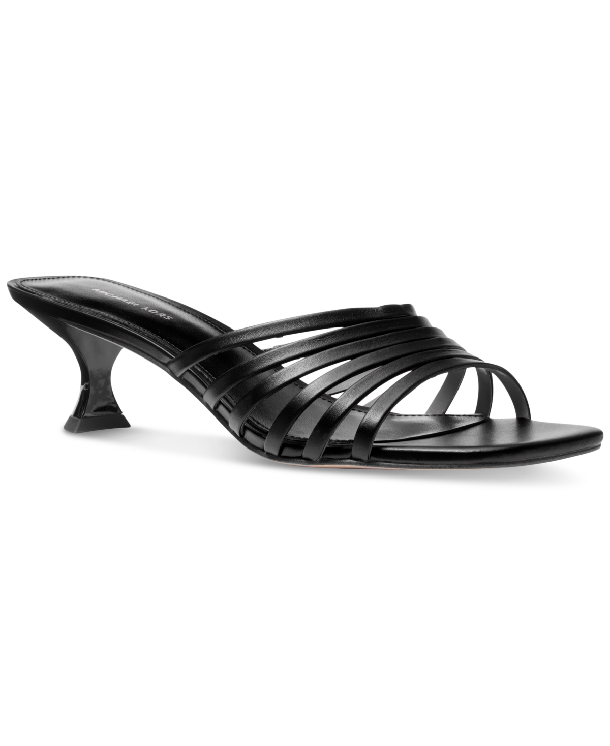 Michael Michael Kors Women's Haisley Kitten Heel Sandals - Black
