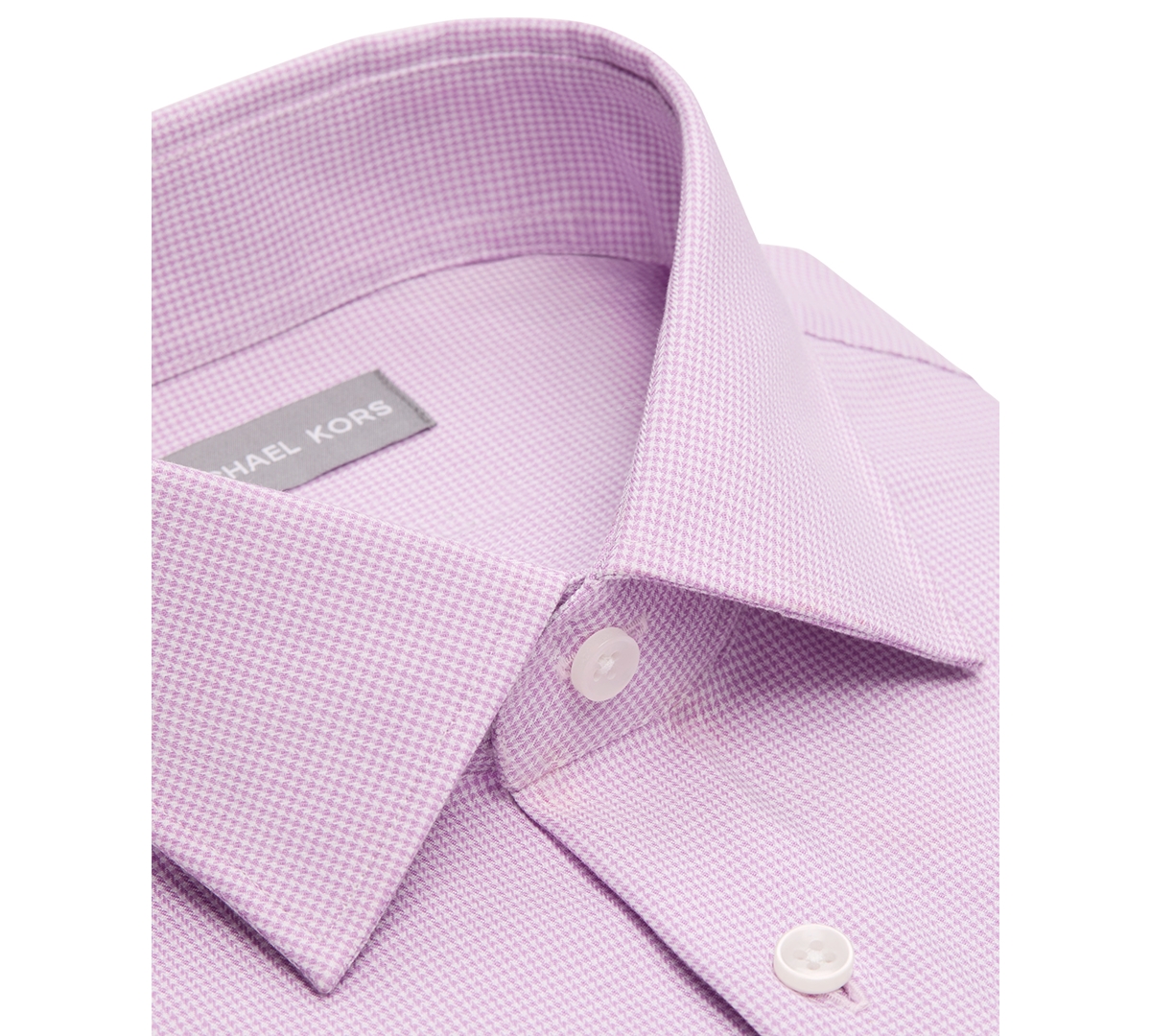 Michael Kors Men's Regular Fit Comfort Stretch Dress Shirt In Pink