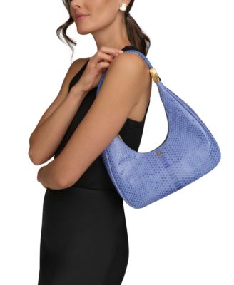 Quogue Skipper Snake Small Leather Shoulder Bag