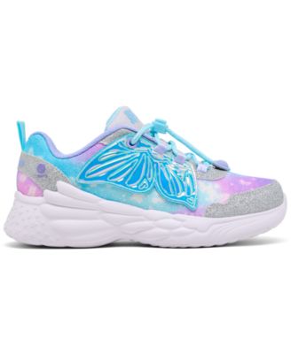 Little Girls Dream Racer - Wing Brites Light-Up Casual Sneakers from Finish Line