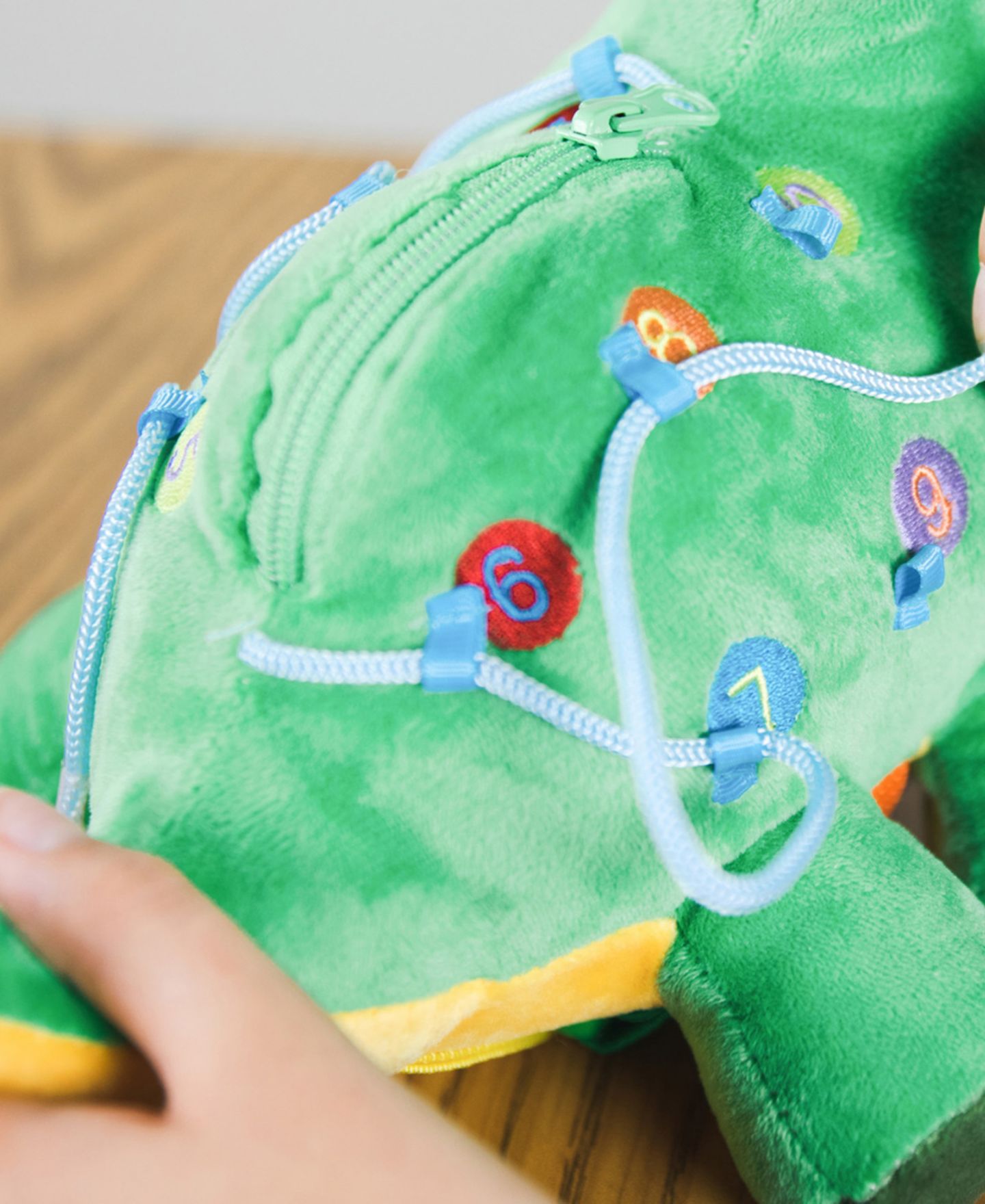 Детская мягкая игрушка Bouncyband Dinosaur 12" Busy Bee Sensory Activity Plush — фото 6