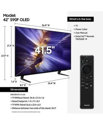 42" Class OLED 4K S90F Vision AI Smart TV (2025) - QN42S90FAEXZA