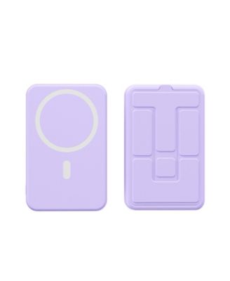 10000mAh Portable Magnetic Wireless Charge Power Bank w/ Phones Stand