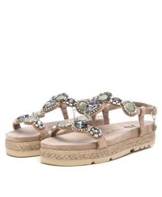 Women's Flat Suede Sandals By XTI
