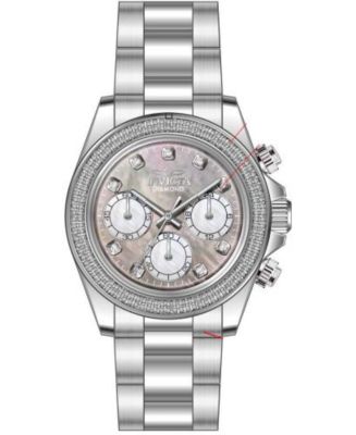Big sale,NWT Invicta Chronograph diamond watch Invicta Pro Diver Diamond Edition .76 CTW Men main image 4