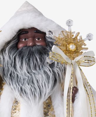 Opulent African American Santa, Macy's Exclusive