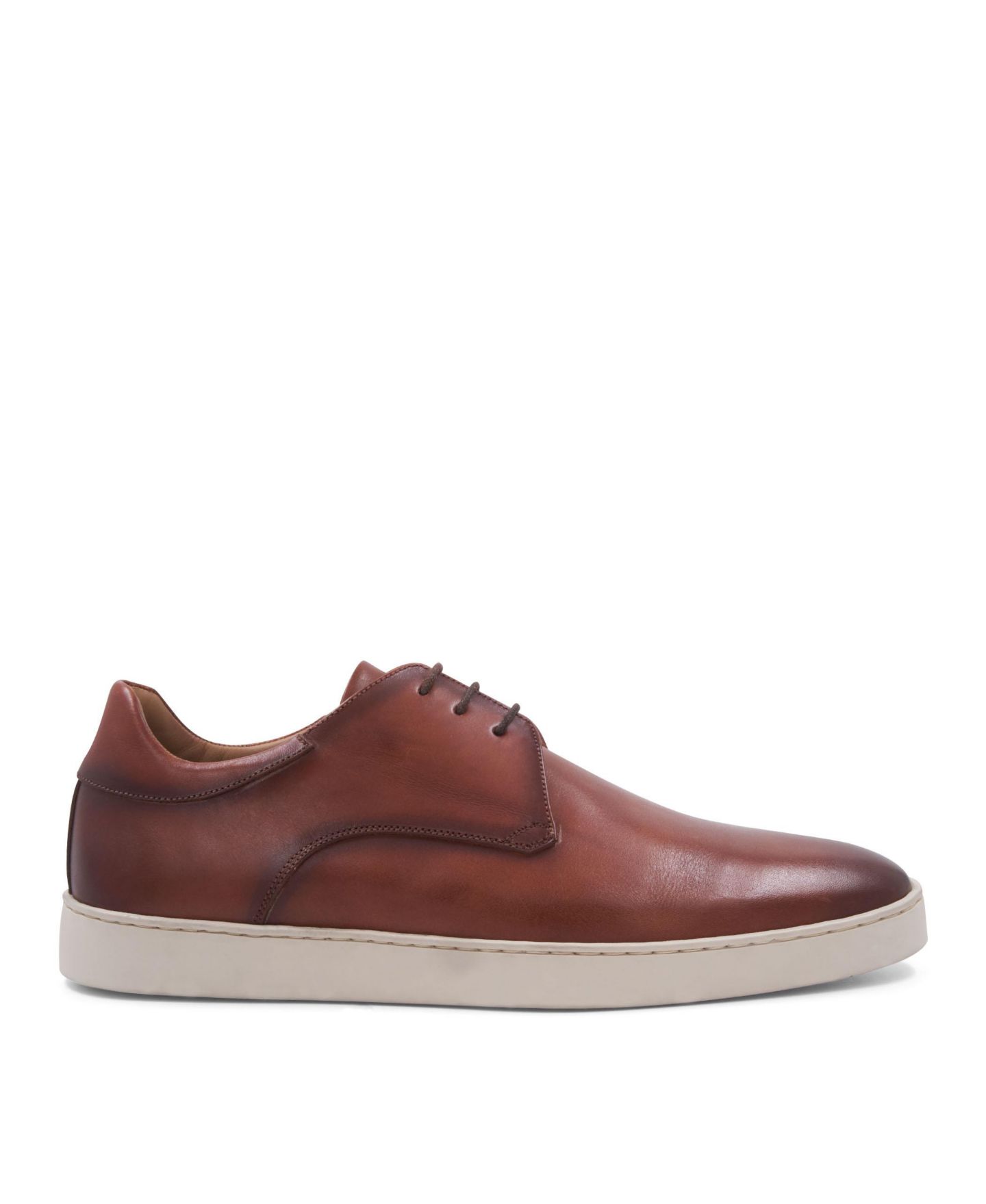 Мужские туфли Bruno Magli Prato Lace Up, цвет: Коньячный — фото 2